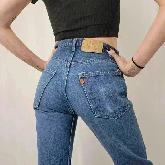 Levi's Denim - Rare Vintage 1983 Levis 20505 0217 Orange Tab Mom Jeans